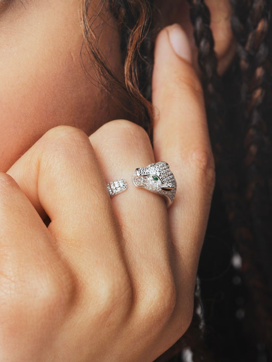 Panther Ring Silver