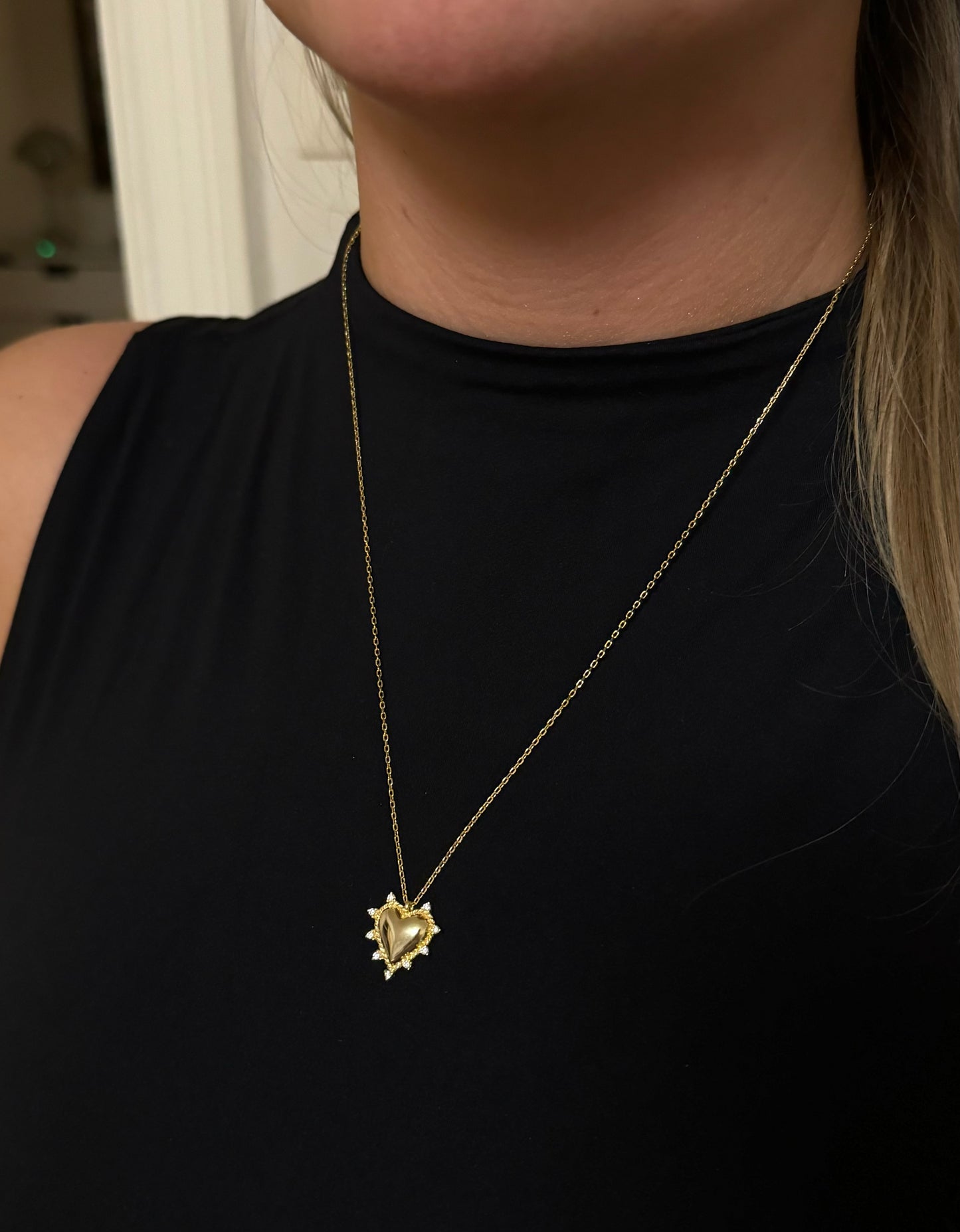 Heart of Fury Necklace Gold