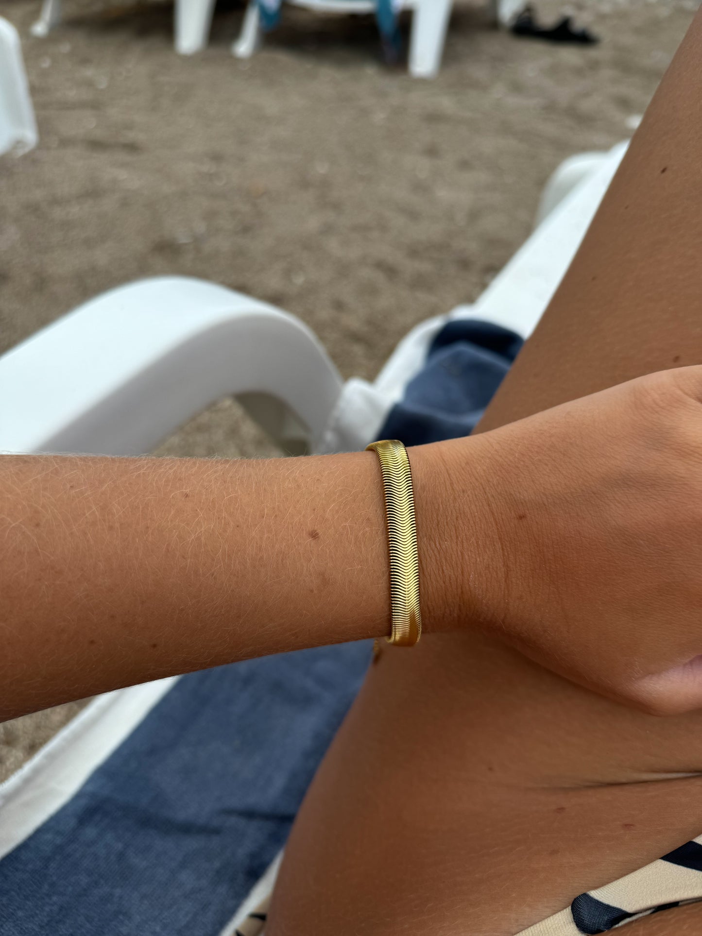 Bold Snake Chain Bracelet