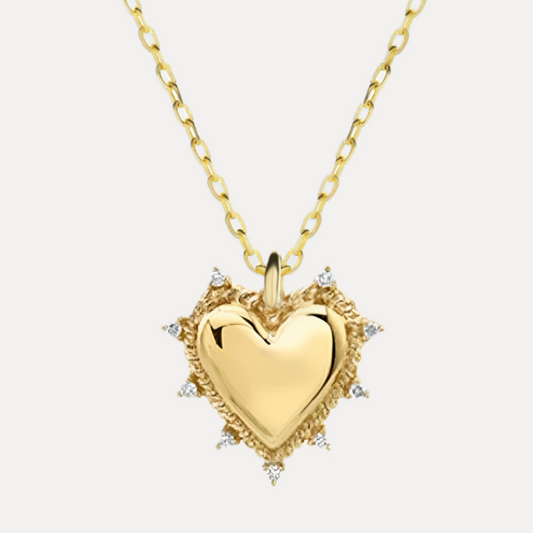 Heart of Fury Necklace Gold