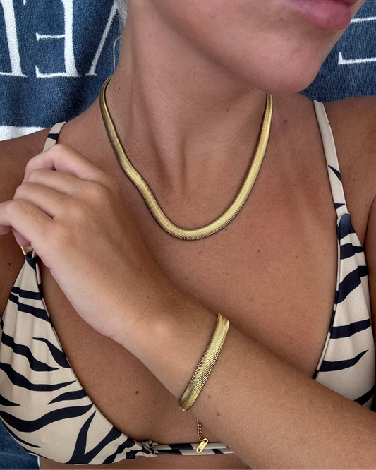 Bold Snake Chain Necklace