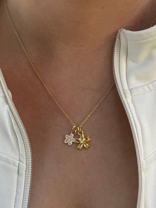 Golden Hibiscus Charm