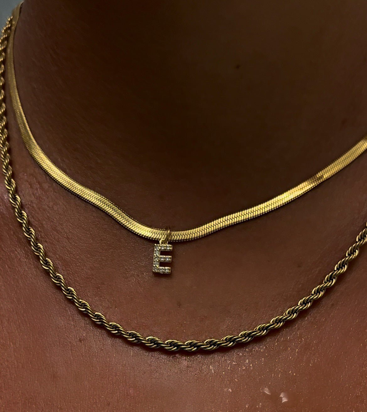 Flora Initial Necklace
