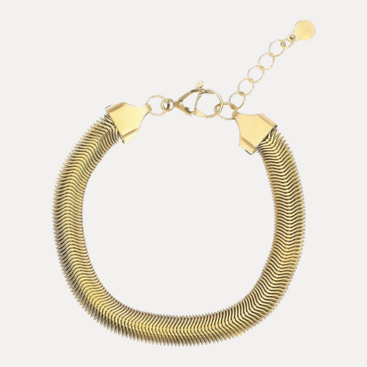 Bold Snake Chain Bracelet