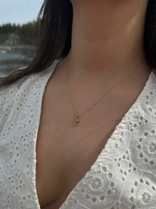 Golden Palm Charm