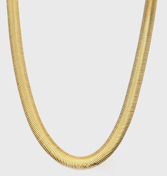 Bold Snake Chain Necklace